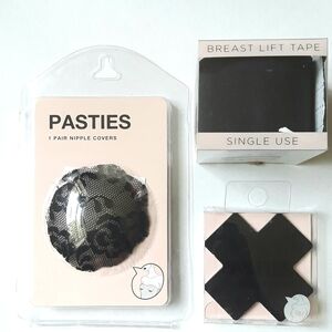 Breast Tape Trio Nipple Pasties, Lift Tape
